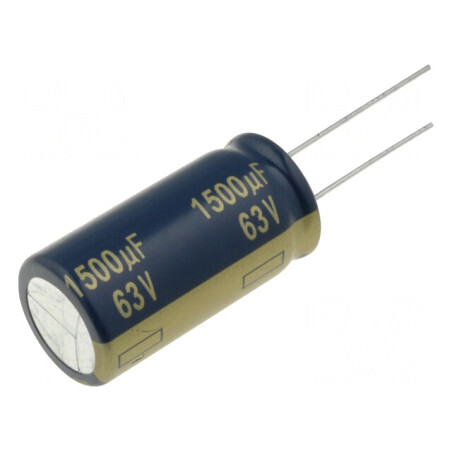 Condensator electrolitic low ESR 1500uF 63V THT | Electronic-mag.ro | Componente Electronice