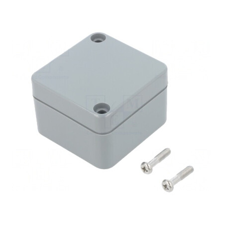 Carcasă Universală ABS Gri Deschis IP68 50x52x35mm | Electronic-mag.ro | Componente Electronice