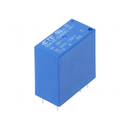 Releu Electromagnetic DPST-NO 24VDC 3A 240VAC | Electronic-mag.ro | Componente Electronice