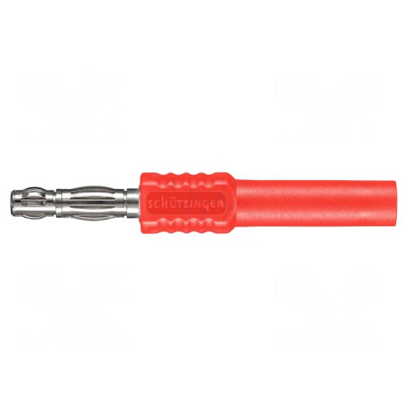Mufă Banană 4mm Roșie Neizolată 16A | Electronic-mag.ro | Componente Electronice