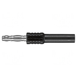 Mufă Banană 4mm 16A Neagră Neizolată | Electronic-mag.ro | Componente Electronice