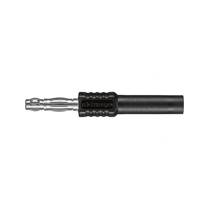 Mufă Banană 4mm 16A Neagră Neizolată | Electronic-mag.ro | Componente Electronice