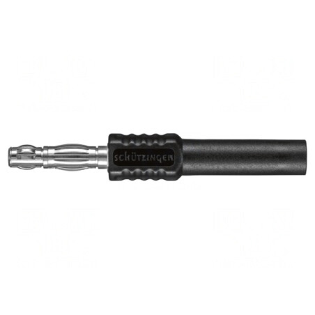 Mufă Banană 4mm 16A Neagră Neizolată | Electronic-mag.ro | Componente Electronice