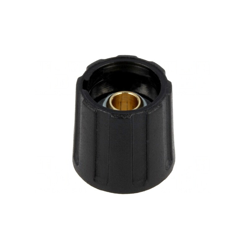 Buton rotativ negru 4mm ABS | Electronic-mag.ro | Componente Electronice