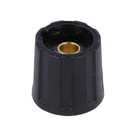 Buton Rotativ Negru ABS 6mm 16x15.5mm | Electronic-mag.ro | Componente Electronice