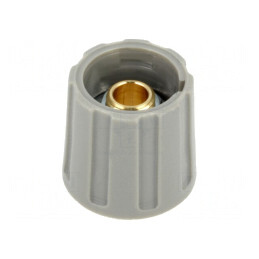 Buton rotativ gri 6mm 16x15,5mm ABS | Electronic-mag.ro | Componente Electronice