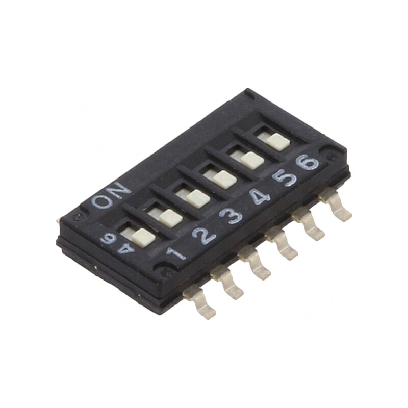 Comutator DIP-SWITCH 6 Secțiuni ON-OFF 24V | Electronic-mag.ro | Componente Electronice