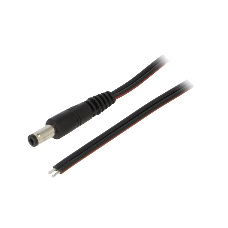 Cablu Alimentare DC 5,5/2,1 Negru 1,5m 2x0,75mm2 | Electronic-mag.ro | Componente Electronice Cablu Alimentare DC 5,5/2,1 Negru 1,5m 2x0,75mm2 | Electronic-mag.ro | Componente Electronice