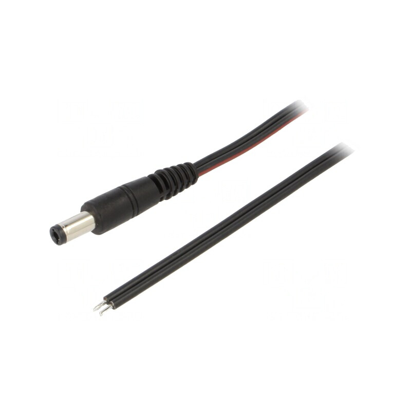 Cablu Negru 2x0,75mm² cu Mufă DC 5,5/2,5 - 1,5m | Electronic-mag.ro | Componente Electronice Cablu Negru 2x0,75mm² cu Mufă DC 5,5/2,5 - 1,5m | Electronic-mag.ro | Componente Electronice