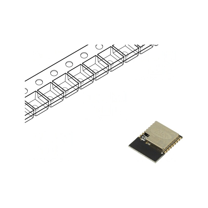 Modul Bluetooth Low Energy SMD | Electronic-mag.ro | Componente Electronice