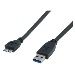 Cablu USB 3.0 A la Micro B 0,5m | Electronic-mag.ro | Componente Electronice
