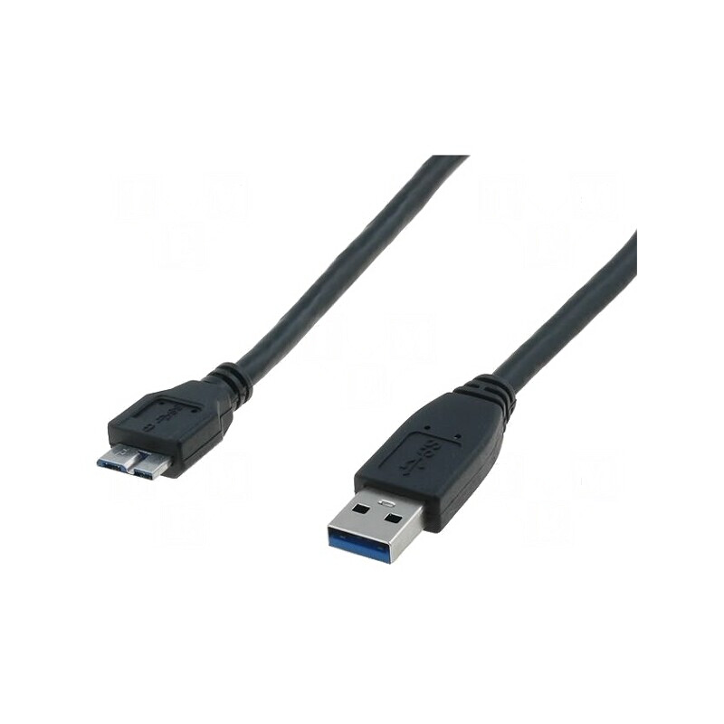 Cablu USB 3.0 A la Micro B 0,5m | Electronic-mag.ro | Componente Electronice