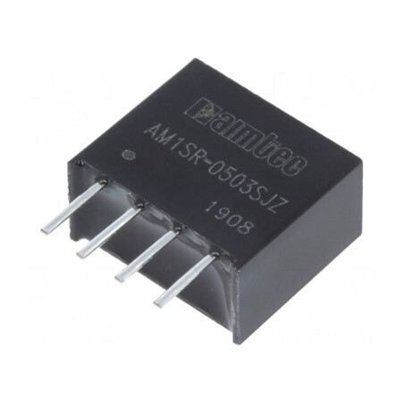 Convertor DC-DC 5V la 3.3V 750mW SIP4 THT | Electronic-mag.ro | Componente Electronice