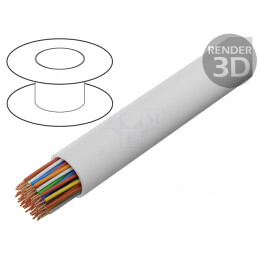Cablu Telecomunicații YTKSY 30x2x0,5mm PVC Alb | Electronic-mag.ro | Componente Electronice