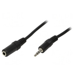 Cablu Audio Jack 3,5mm 10m Negru | Electronic-mag.ro | Componente Electronice