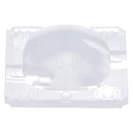Lentilă LED pătrată silicon transparent 11,5mm