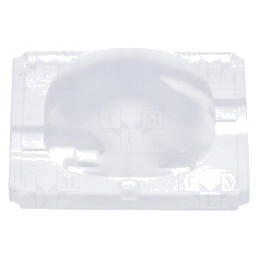 Lentilă LED pătrată silicon transparent 11,5mm | Electronic-mag.ro | Componente Electronice