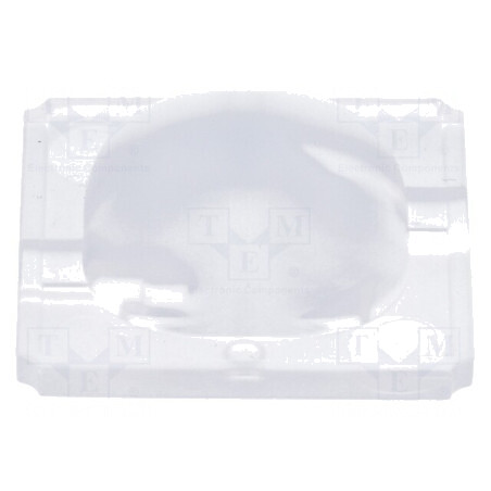 Lentilă LED pătrată silicon transparent 11,5mm | Electronic-mag.ro | Componente Electronice