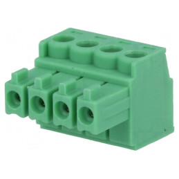 Regletă de Conexiuni Deconectabilă 3,5mm 4 Piste Drept Mufă | Electronic-mag.ro | Componente Electronice