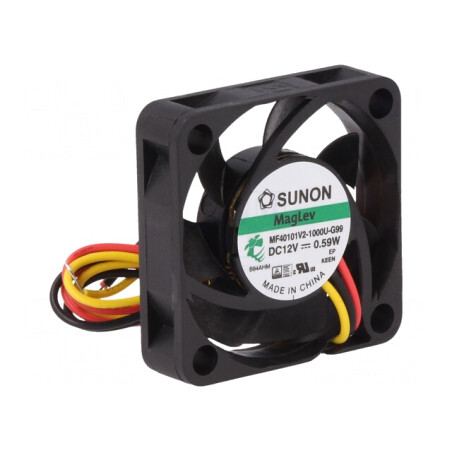 Ventilator DC Axial 12V 40x40x10mm 11.89m3/h 20.6dBA | Electronic-mag.ro | Componente Electronice