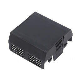 Capac Carcase EH 70 FLAT ABS Negru | Electronic-mag.ro | Componente Electronice