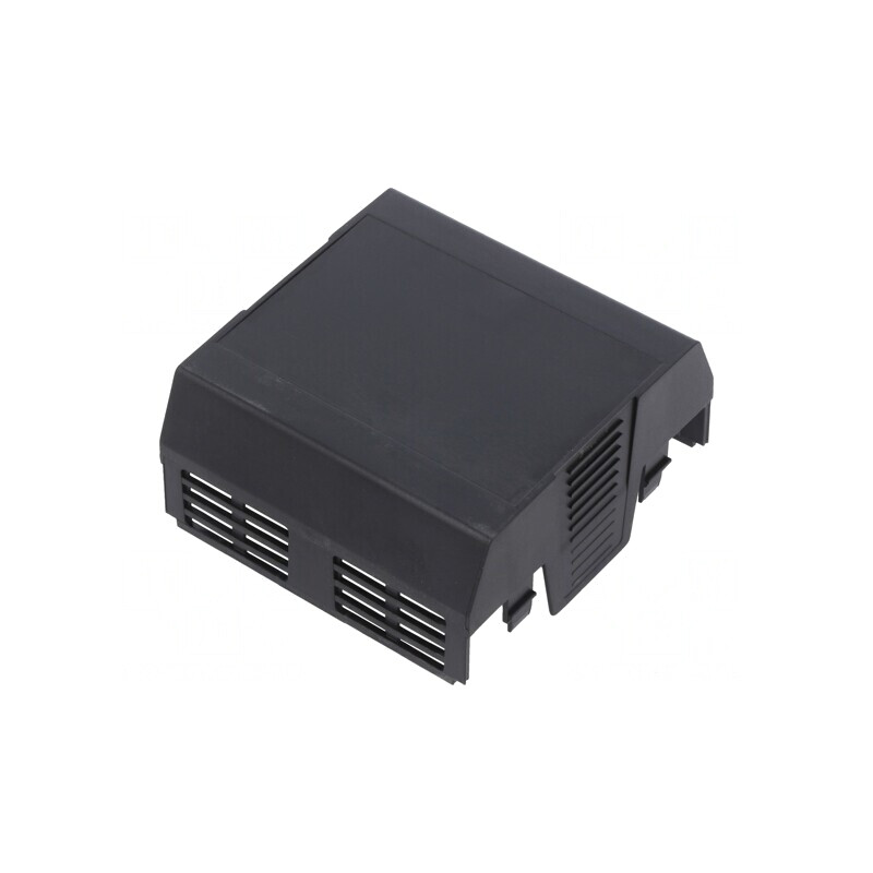 Capac Carcase EH 70 FLAT ABS Negru | Electronic-mag.ro | Componente Electronice