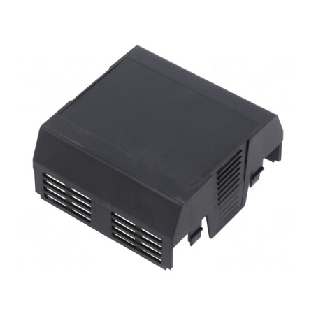Capac Carcase EH 70 FLAT ABS Negru | Electronic-mag.ro | Componente Electronice