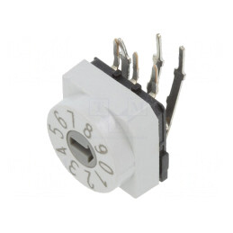 Întrerupător codificare DEC/BCD 10 poziții THT | Electronic-mag.ro | Componente Electronice