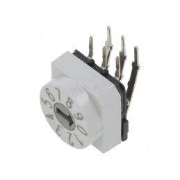 Întrerupător codificare DEC/BCD THT 10 poziții | Electronic-mag.ro | Componente Electronice