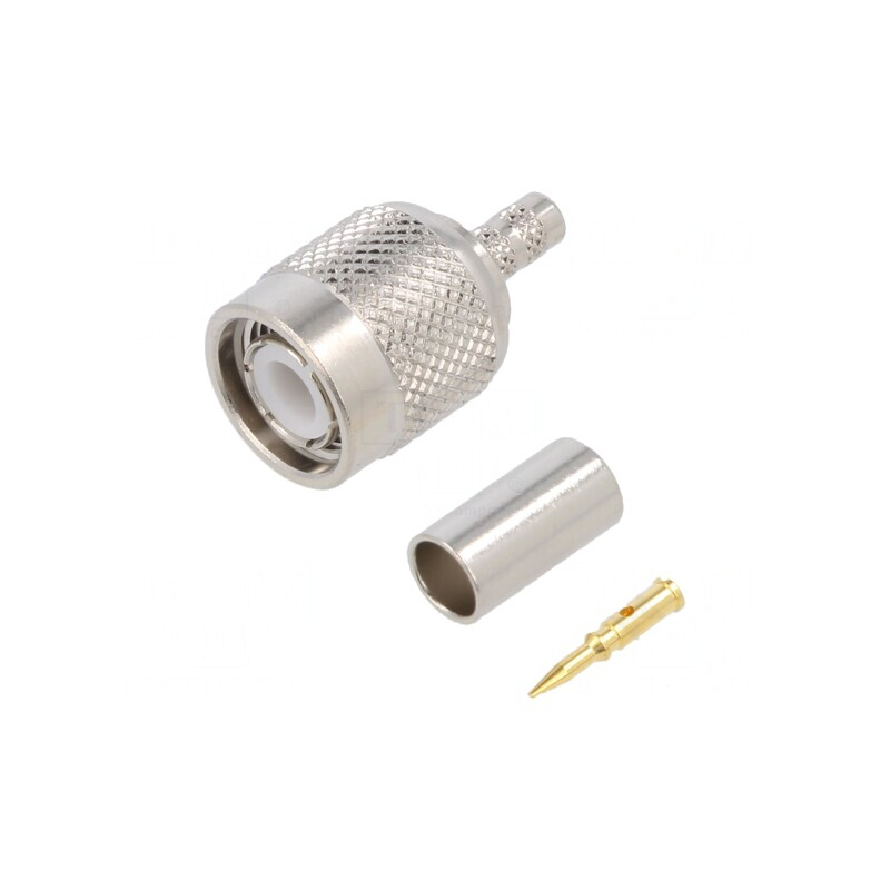 Mufă TNC Tată Drept 50Ω Crimpat Aurit | Electronic-mag.ro | Componente Electronice Mufă TNC Tată Drept 50Ω Crimpat Aurit | Electronic-mag.ro | Componente Electronice