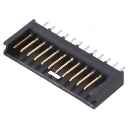 Conector Header 12P AMPMODU II 0.38AU | Electronic-mag.ro | Componente Electronice