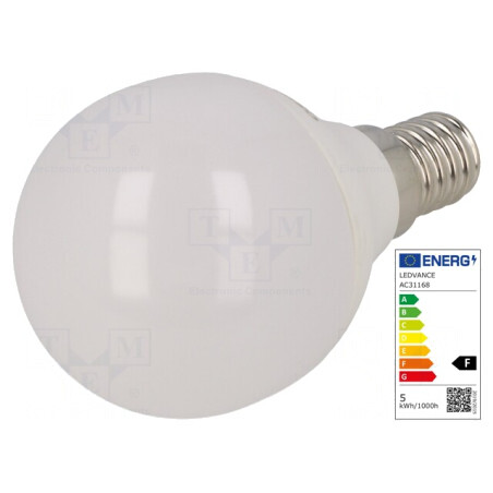 Lampă LED E14 5,5W 6500K 470lm Alb Rece | Electronic-mag.ro | Componente Electronice