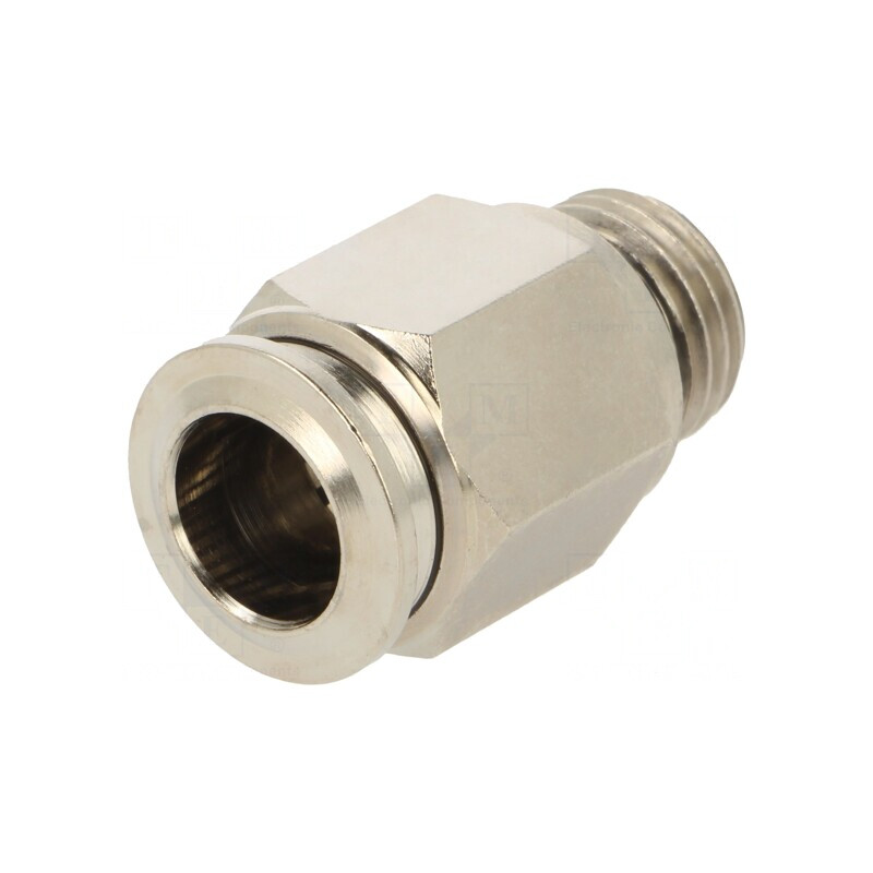 Racord Push-In Alamă Nichelată 1/4" | Electronic-mag.ro | Componente Electronice