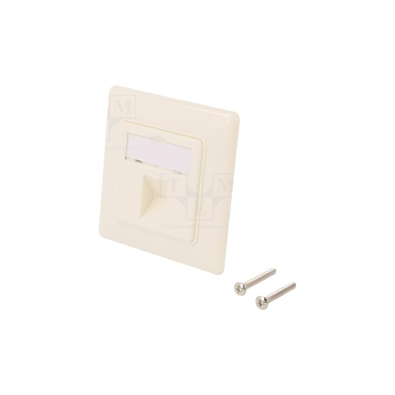 Soclu Carcasa Keystone Albă în Perete | Electronic-mag.ro | Componente Electronice