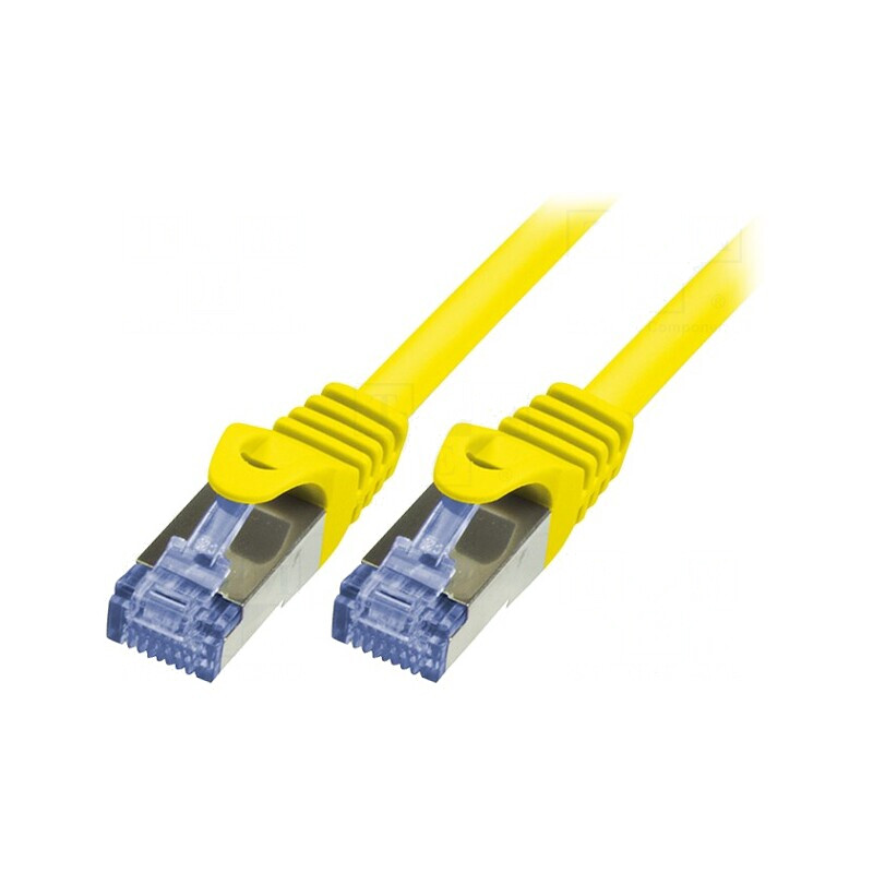 Patch Cord Ethernet S/FTP Cat 6a LSZH Galben 2m | Electronic-mag.ro | Componente Electronice Patch Cord Ethernet S/FTP Cat 6a LSZH Galben 2m | Electronic-mag.ro | Componente Electronice
