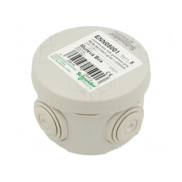 Cutie de conexiuni IP55 gri 72mm x 50mm pentru perete | Electronic-mag.ro | Componente Electronice