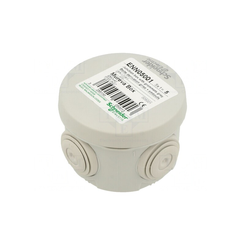 Cutie de conexiuni IP55 gri 72mm x 50mm pentru perete | Electronic-mag.ro | Componente Electronice