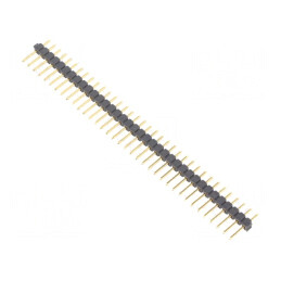 Conector Pin Header 36 Pini 2.54mm Aurit | Electronic-mag.ro | Componente Electronice