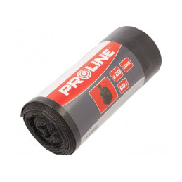 Saci gunoi polietilenă neagră 60L 20buc | Electronic-mag.ro | Componente Electronice