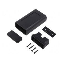 Carcasă OBD ABS Neagră 47.4x94.6x23.45mm | Electronic-mag.ro | Componente Electronice