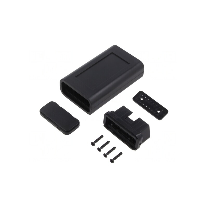 Carcasă OBD ABS Neagră 47.4x94.6x23.45mm | Electronic-mag.ro | Componente Electronice