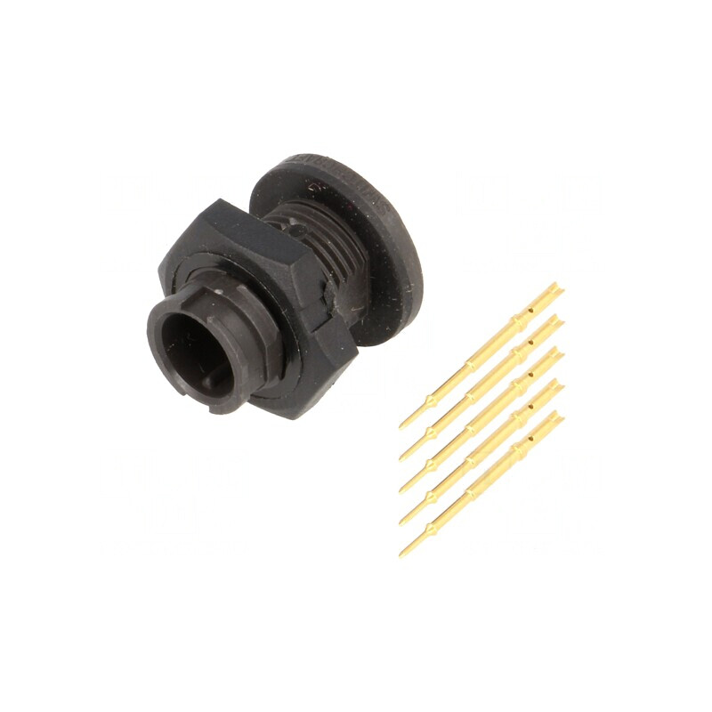Conector Circular EN2 Soclu Tată pentru Panou | Electronic-mag.ro | Componente Electronice