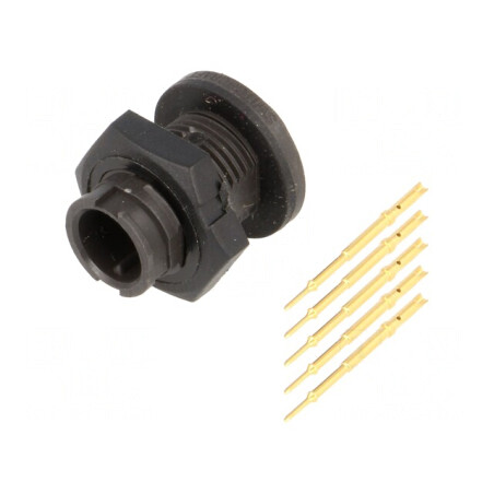 Conector Circular EN2 Soclu Tată pentru Panou | Electronic-mag.ro | Componente Electronice