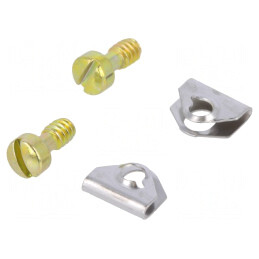 Set Şuruburi D-Sub Filet UNC 4-40 AMPLIMITE 5,59mm | Electronic-mag.ro | Componente Electronice