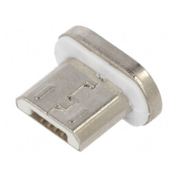 Adaptor Magnetic USB 2.0 la Micro USB B 1M | Electronic-mag.ro | Componente Electronice