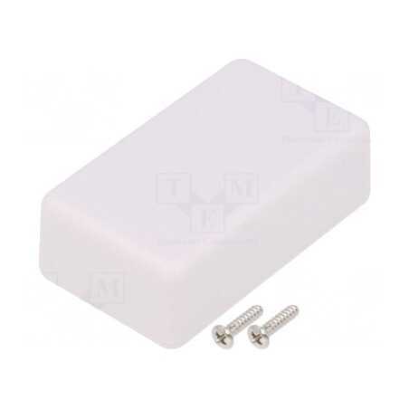 Carcasă Universală ABS Albă IP40 35x60x20mm | Electronic-mag.ro | Componente Electronice