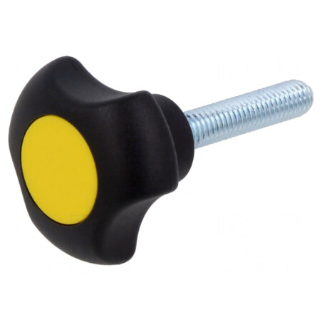 Buton de reglare Ø 32mm Filet M6 30mm | Electronic-mag.ro | Componente Electronice