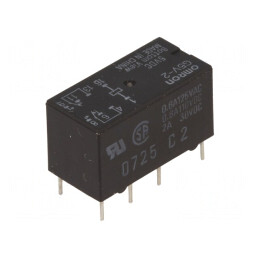 Releu Electromagnetic DPDT 5V 2A | Electronic-mag.ro | Componente Electronice