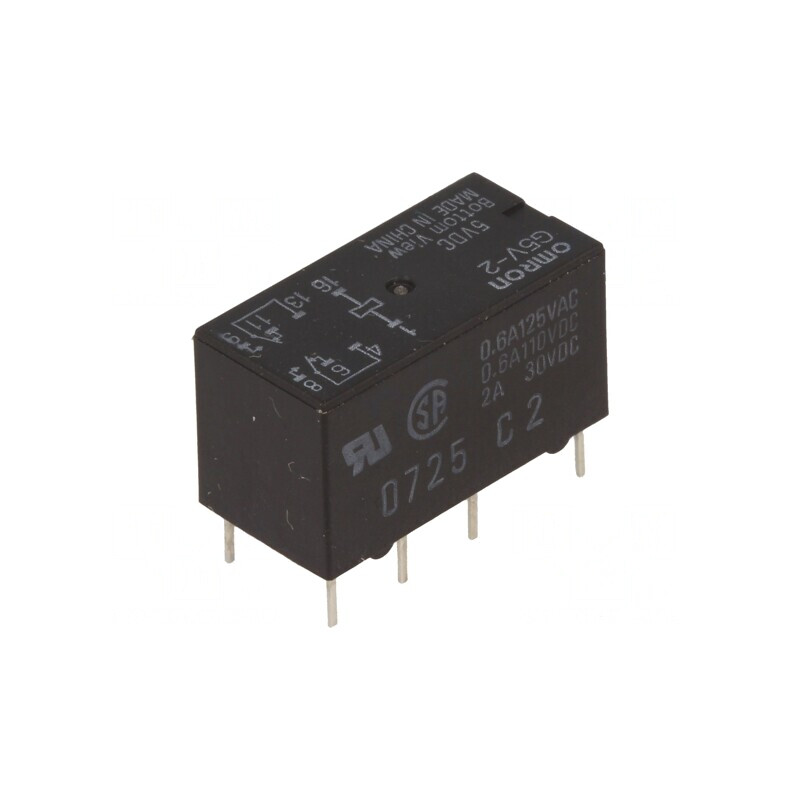Releu Electromagnetic DPDT 5V 2A | Electronic-mag.ro | Componente Electronice