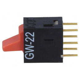Comutator Rocker DPDT ON-ON 0,01A 28V | Electronic-mag.ro | Componente Electronice